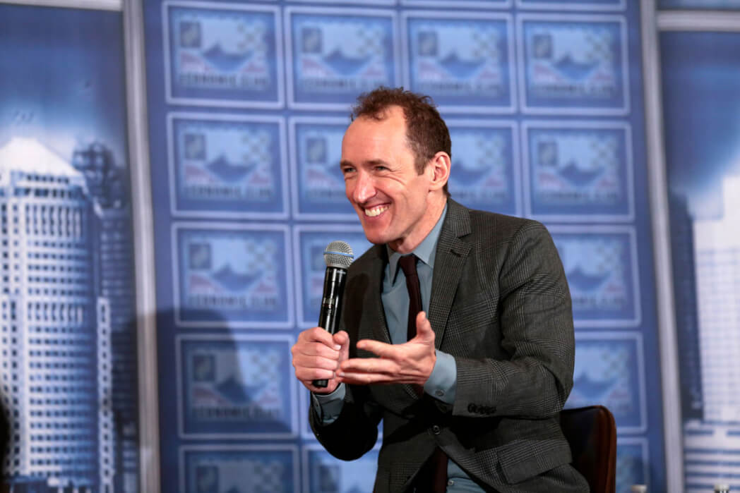 Jeffrey Seller, four-time Tony Award Winner at the Detroit Economic Club Meeting held at the Masonic in Detroit, Michigan, on Thursday, March 27, 2019. (Photo by Jeff Kowalsky, Detroit Economic Club)